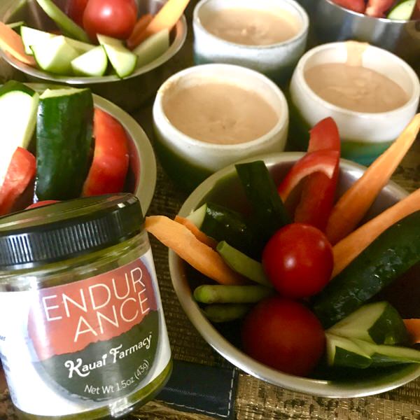 Raw, cheese-less, cheesy dipping sauce
