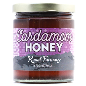 Kauai Hawaii Honey cardamom infused medicinal honey