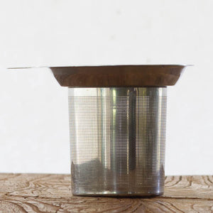 Stainless Steel Tea Strainer Infuser drop in cup detail