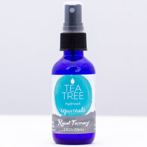 Kauai Farmacy tea tree hydrosol steamed distilled essential oil 2 fl oz spray bottle 