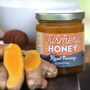 Turmeric honey spiced medicinal root