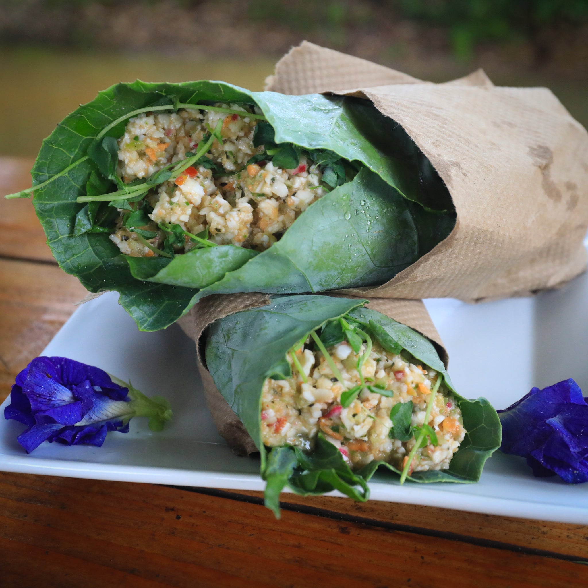 Coconut Veggie Burritos Kauai Farmacy