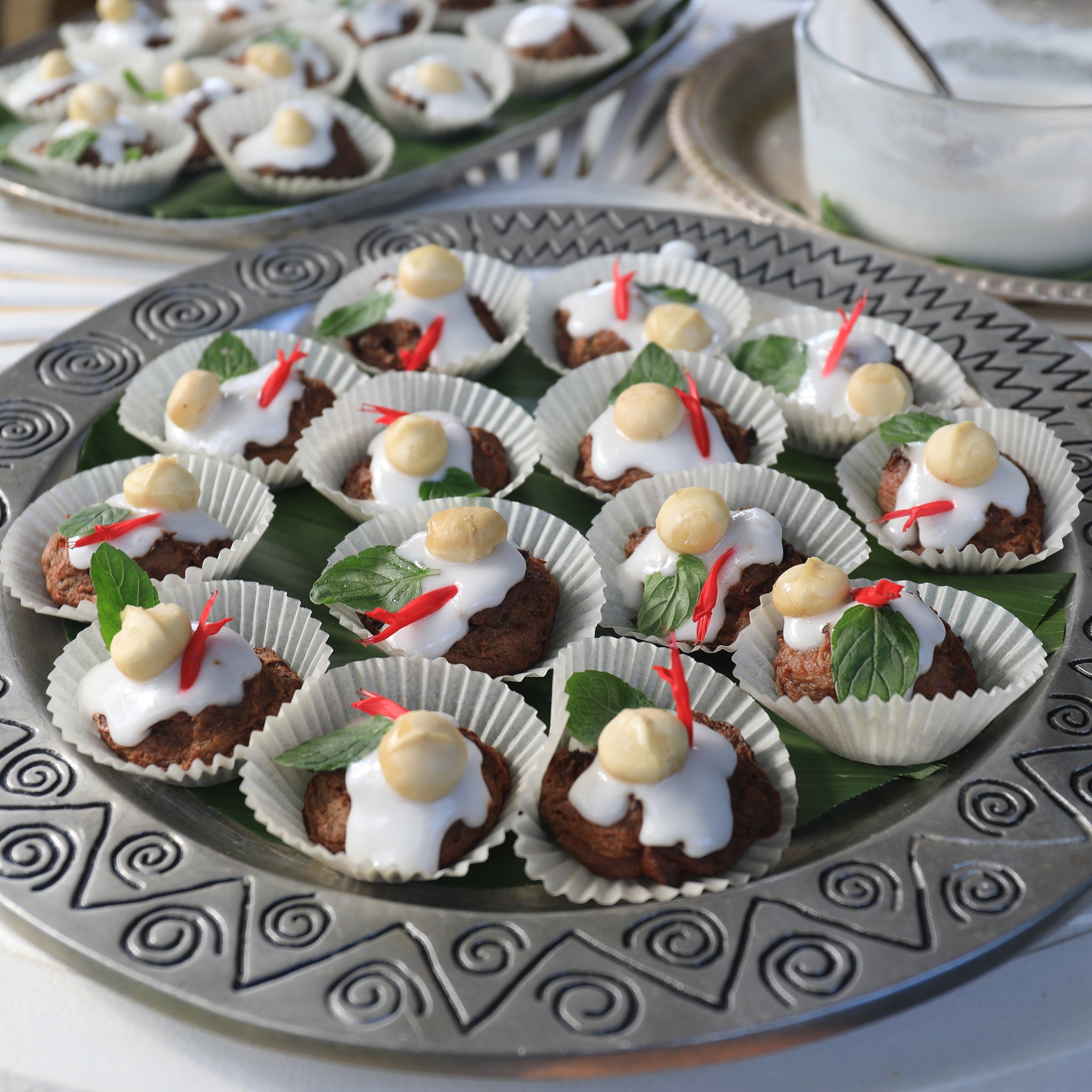 Chocolate Ulu Brownies with Coconut Whip Cream
