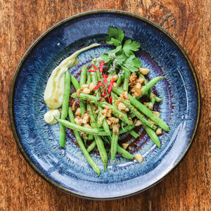 Ginger Honey Glazed String Beans