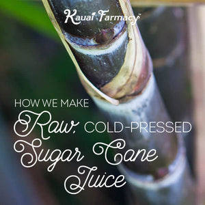 How we make raw cold pressed sugar cane juice