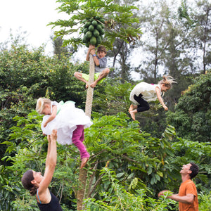 Doug Genna and Kids and Kauai Farmacy Gardens