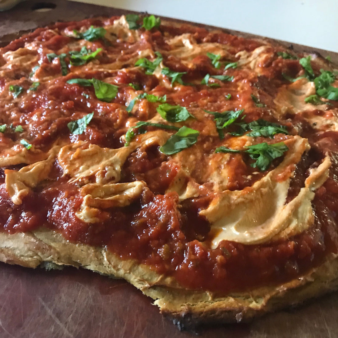 Ulu Cashew Cheese Pizza