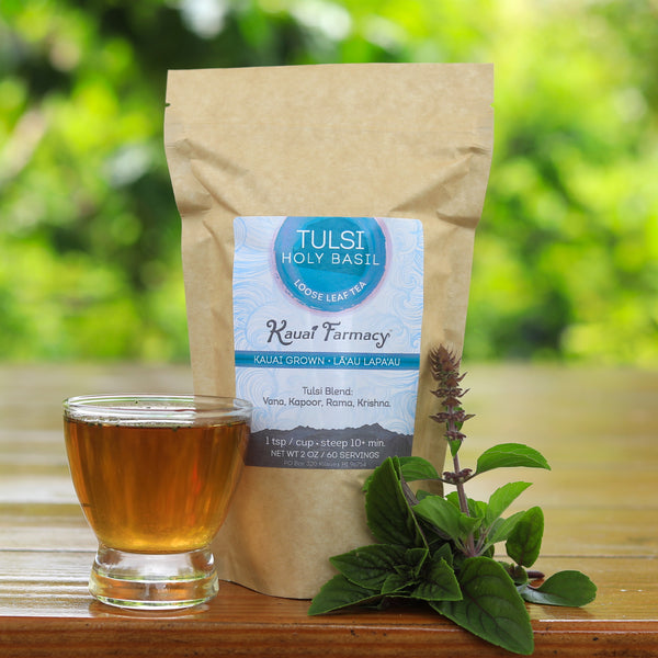 Tulsi Herbal Tea multi variety, fresh, best Hawaii grown Holy Basil ...