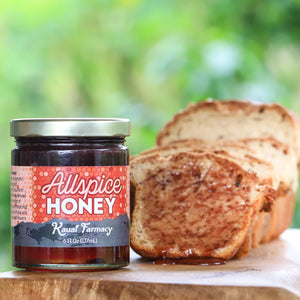 Allspice honey ulu bread spiced medicinal honey