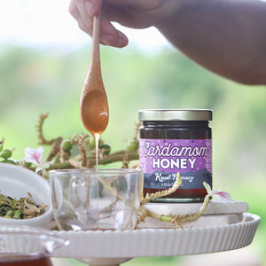 Cardamom honey spiced medicinal love potion herbal tea