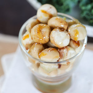 Turmeric honey spiced medicinal macadamia nuts