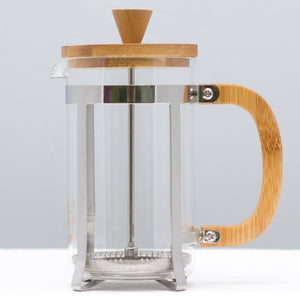 Starizzo 20oz Tea French Press Bamboo side